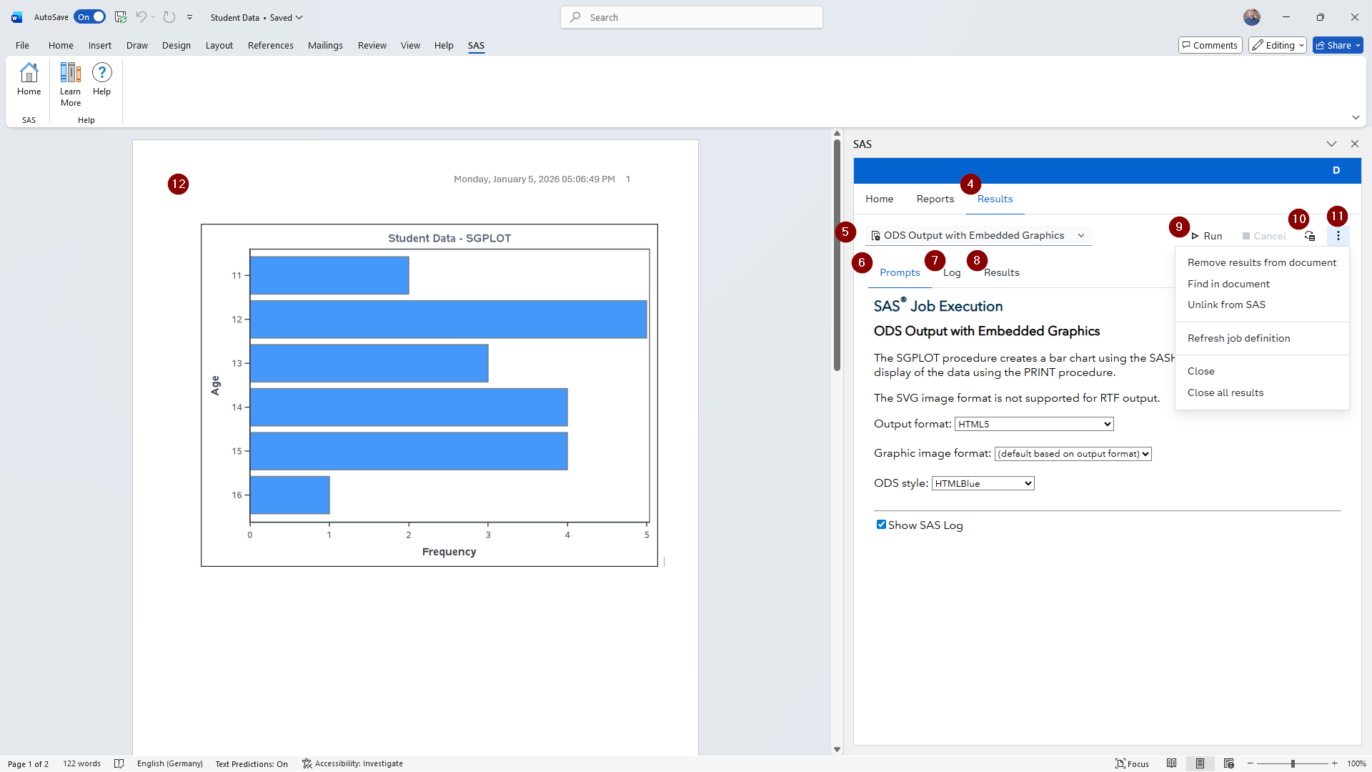 SAS Viya Jobs in Word Results