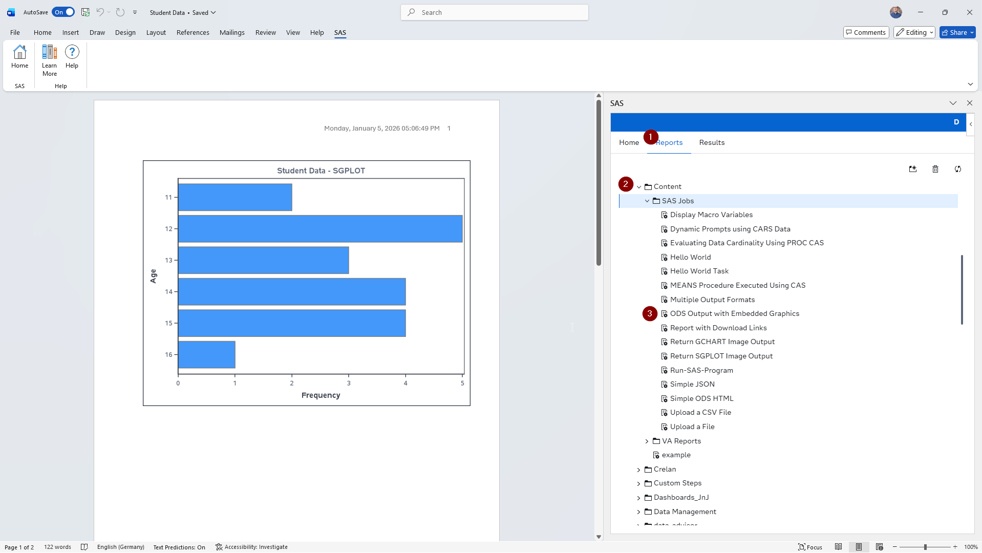 SAS Viya Jobs in Word